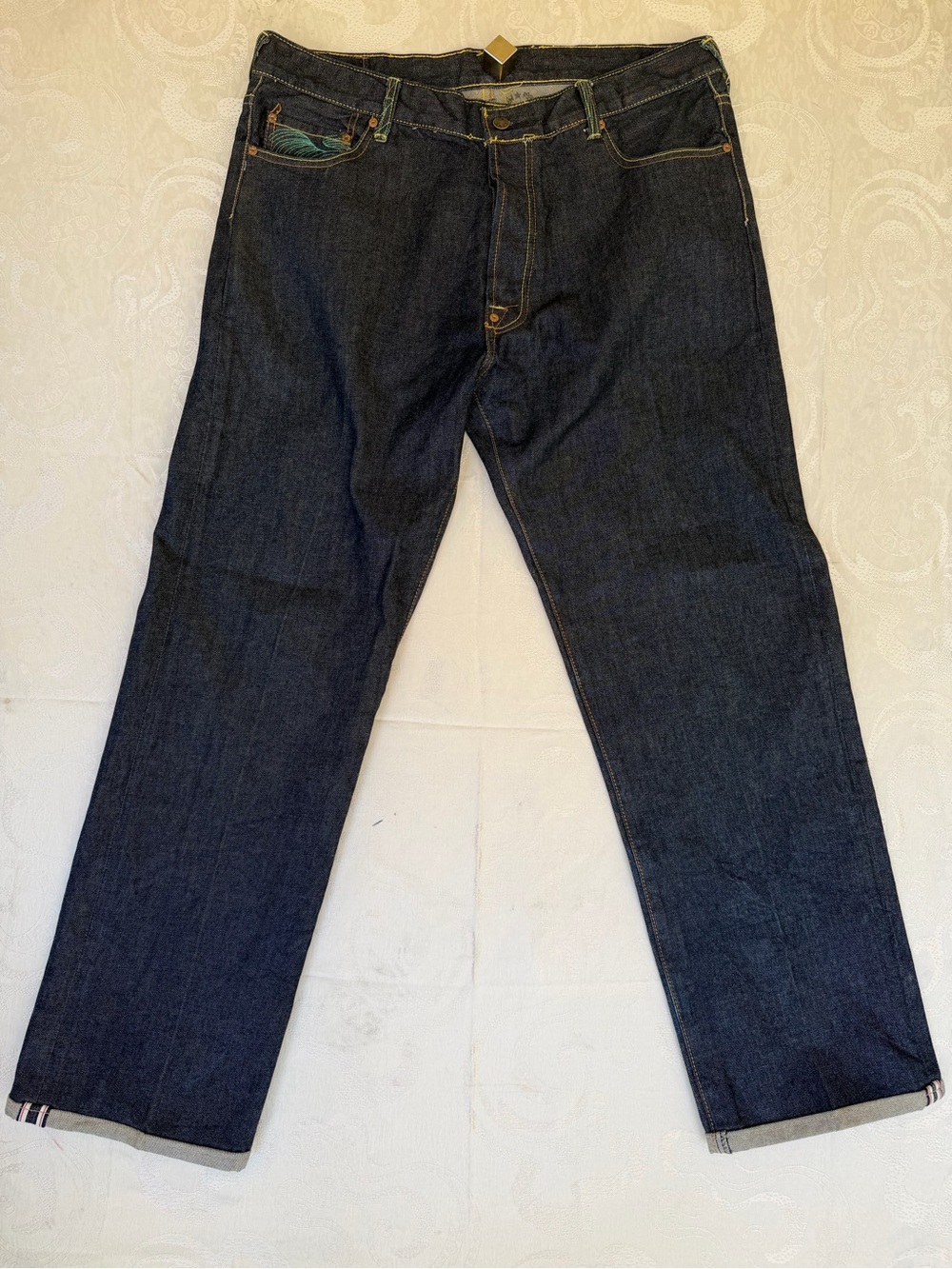 Men's Straight Jeans in Dark Indigo